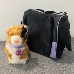 American girl, cat, ginger. Includes collar and carrying case.